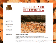 Tablet Screenshot of lesbeachfirewood.com